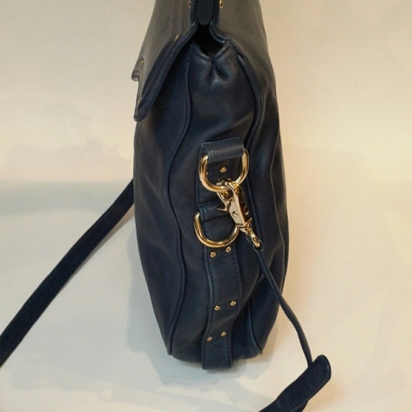 Rebecca Minkoff Large Blue Satchel Crossbody - Picture 4 of 9